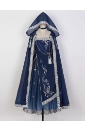 Sweet Date Modified Chinese Elements Hanfu Exotic Cape and JSK(Pre-Made/Full Payment Without Shipping)